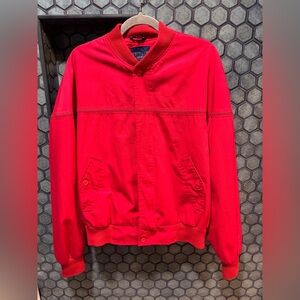 Vintage 1980s Cherry Red Editions By Van Heusen Bomber Jacket‎ - Men's Large